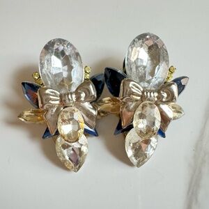Rhinestone earrings (used)